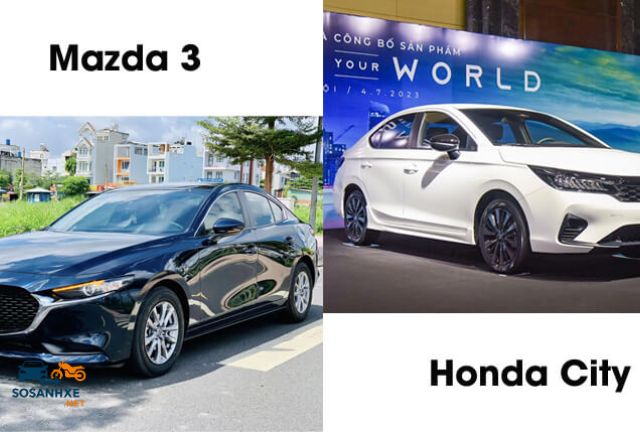 chọn Honda City hay Mazda 3