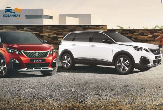 Cả 3008 và 5008 đều mang ngôn ngữ thiết kế đặc trưng của Peugeot